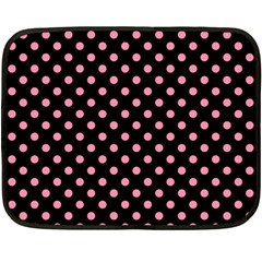 Polka Dots 35 x27  Blanket Back