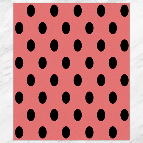 Polka Dots 8.15 x9.66  Canvas - 1