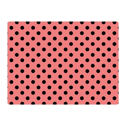 Polka Dots 35 x27  Blanket Front