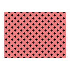 Polka Dots 35 x27  Blanket Front