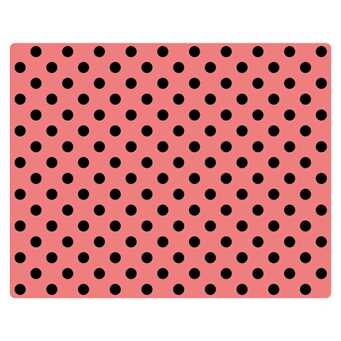 Polka Dots 60 x50  Blanket Front