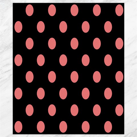 Polka Dots 8.15 x9.66  Canvas - 1