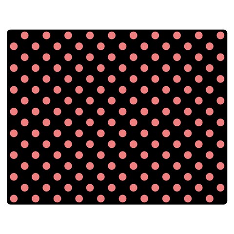 Polka Dots 60 x50  Blanket Back