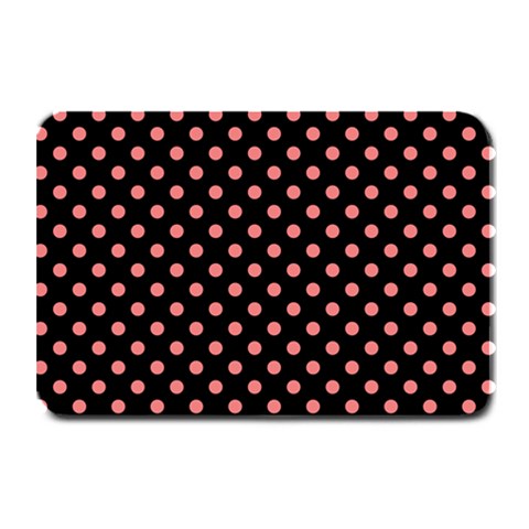Polka Dots 18 x12  Plate Mat