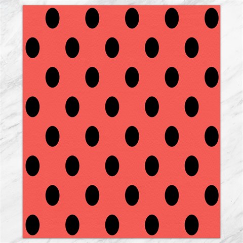 Polka Dots 8.15 x9.66  Canvas - 1