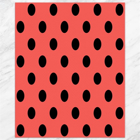 Polka Dots 10.95 x13.48  Canvas - 1