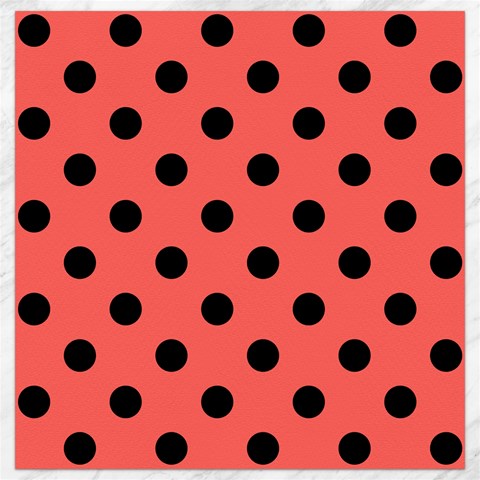Polka Dots 11.4 x11.56  Canvas - 1