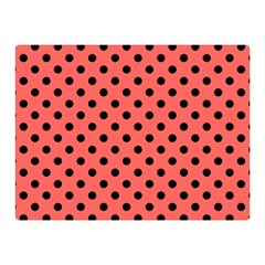 Polka Dots 35 x27  Blanket Back