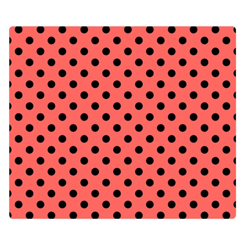 Polka Dots 50 x40  Blanket Front