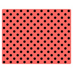 Polka Dots 60 x50  Blanket Back