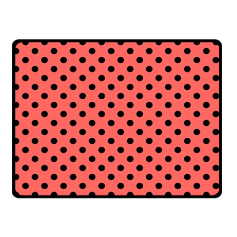 Polka Dots 45 x34  Blanket Back