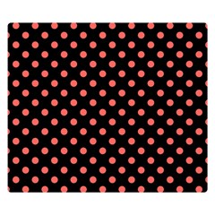 Polka Dots 50 x40  Blanket Back