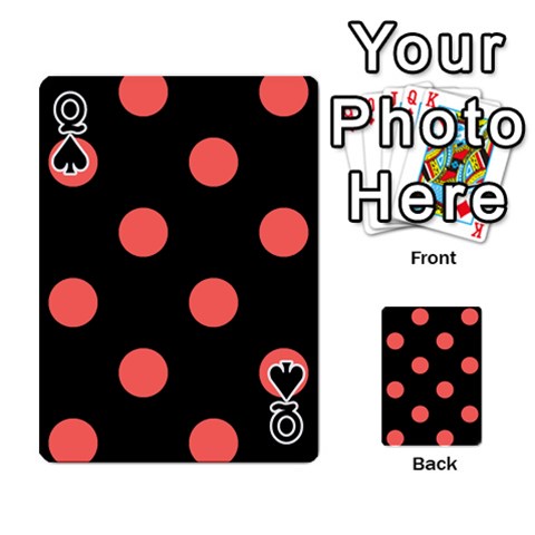 Queen Polka Dots Front - SpadeQ