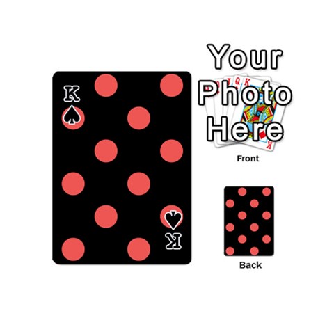 King Polka Dots Front - SpadeK