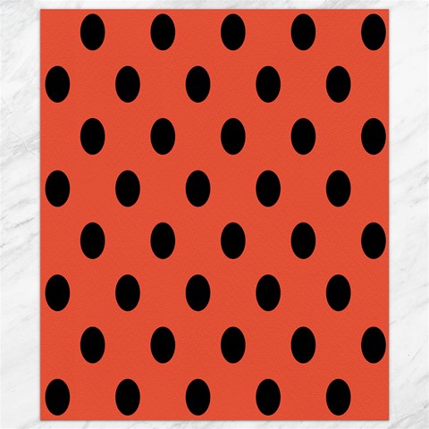 Polka Dots 8.15 x9.66  Canvas - 1