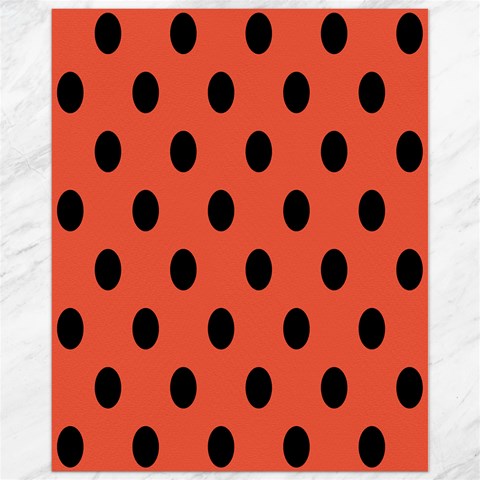 Polka Dots 10.95 x13.48  Canvas - 1