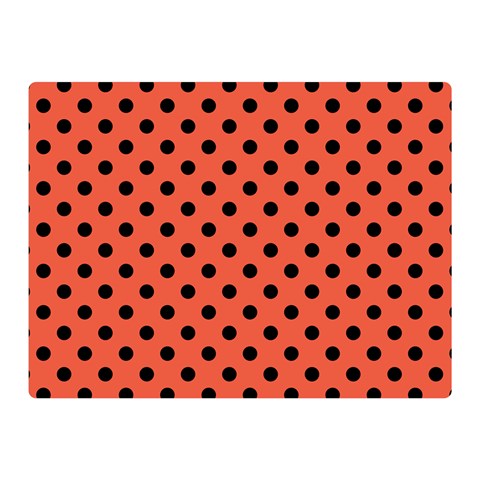 Polka Dots 35 x27  Blanket Front
