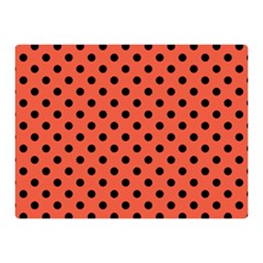Polka Dots 35 x27  Blanket Back