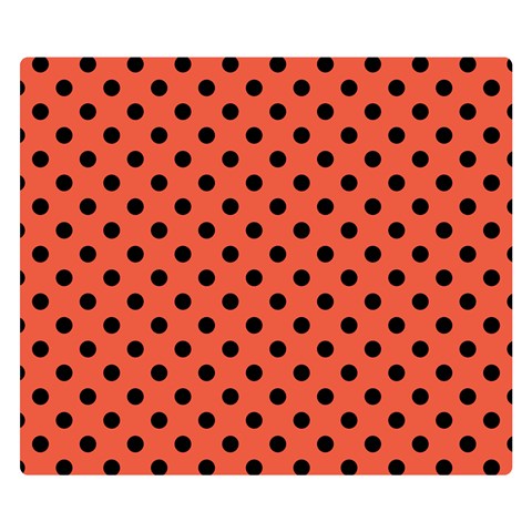 Polka Dots 50 x40  Blanket Back