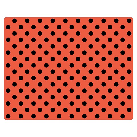 Polka Dots 60 x50  Blanket Back