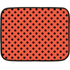 Polka Dots 35 x27  Blanket Back