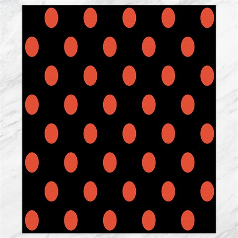 Polka Dots 8.15 x9.66  Canvas - 1