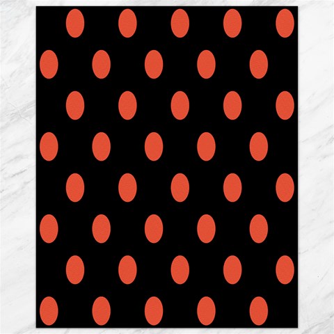 Polka Dots 10.95 x13.48  Canvas - 1
