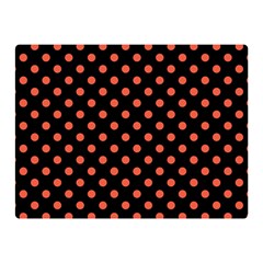 Polka Dots 35 x27  Blanket Back