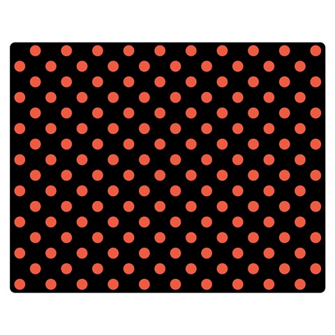 Polka Dots 60 x50  Blanket Front