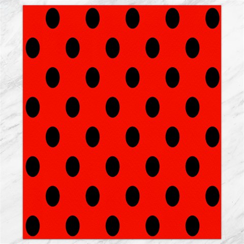 Polka Dots 8.15 x9.66  Canvas - 1