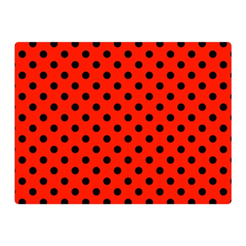 Polka Dots 35 x27  Blanket Back