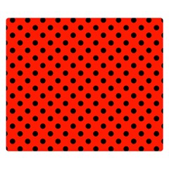 Polka Dots 50 x40  Blanket Back