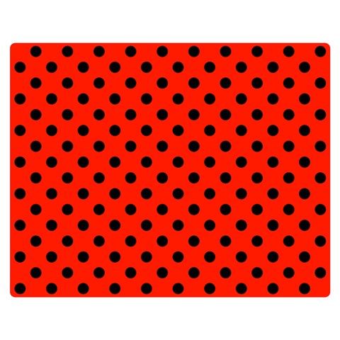 Polka Dots 60 x50  Blanket Front