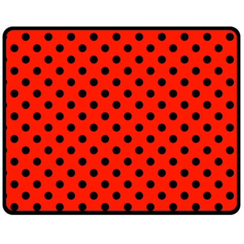 Polka Dots 60 x50  Blanket Front
