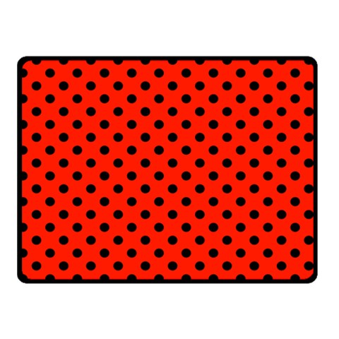 Polka Dots 45 x34  Blanket Back