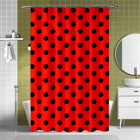 Polka Dots Curtain(48  X 72 ) - 42.18 x64.8  Curtain(48  X 72 )