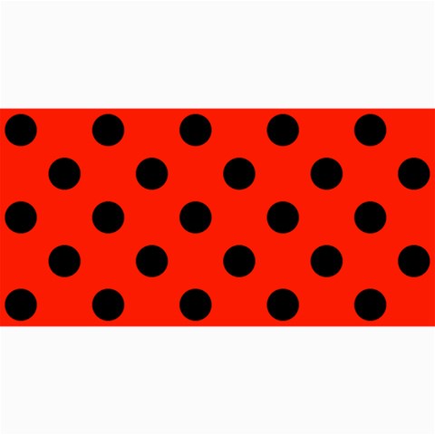 Polka Dots 8 x4  Photo Card - 2
