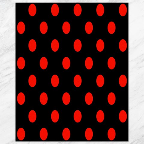 Polka Dots 10.95 x13.48  Canvas - 1