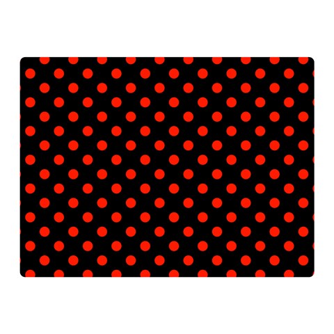 Polka Dots 35 x27  Blanket Back