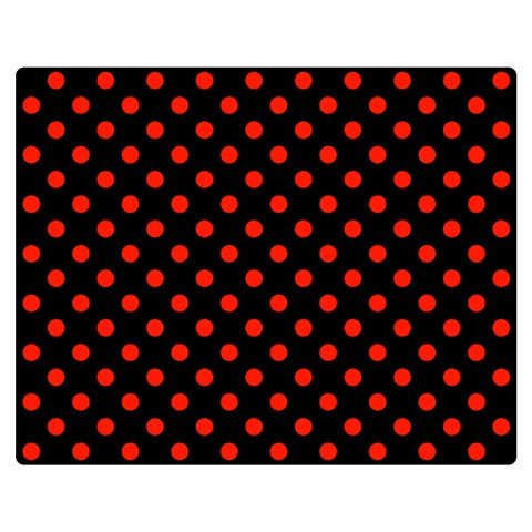 Polka Dots 60 x50  Blanket Front