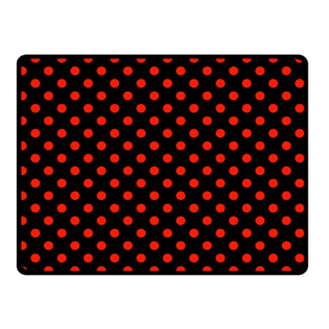 Polka Dots 45 x34  Blanket Front