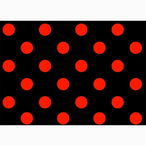 Polka Dots 7 x5  Photo Card - 1
