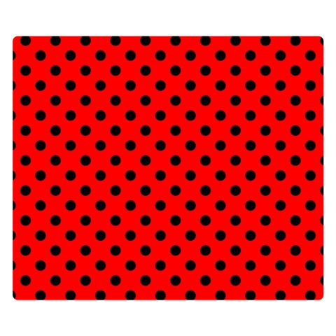 Polka Dots 50 x40  Blanket Front
