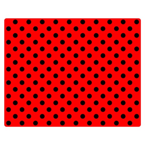 Polka Dots 60 x50  Blanket Front