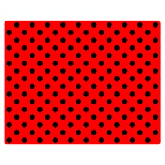 Polka Dots 60 x50  Blanket Back