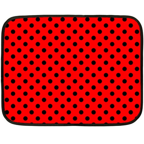 Polka Dots 35 x27  Blanket Front
