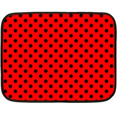Polka Dots 35 x27  Blanket Back