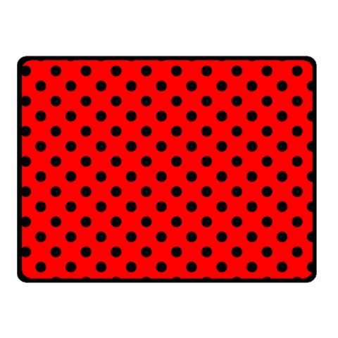 Polka Dots 50 x40  Blanket Front