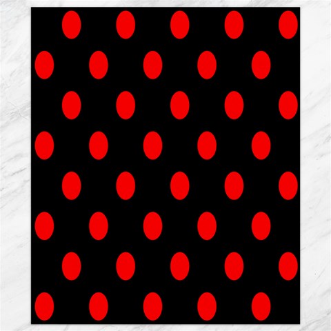 Polka Dots 8.15 x9.66  Canvas - 1