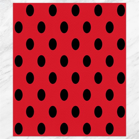 Polka Dots 8.15 x9.66  Canvas - 1